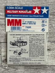 Tamiya – Marder III M Brass 7.5cm Projectiles – 1:35 – 35258