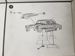 1951 Chevrolet Bel Air 2Dr Hardtop BODY from AMT 1:25 Model Kit