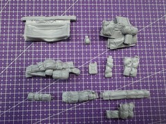 1:35 Casting Resin Model Assembly Kit, GK,Tank Resin Wrapped Modified Parts, …