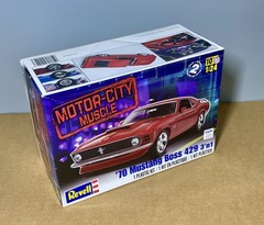 Revell 1970 Mustang Boss 429 85-2149 Model Kit New Open Box Motor City Muscle