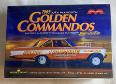 Moebius Models 1965 A/FX Golden Commandos Plymouth Satellite Model Kit Sealed
