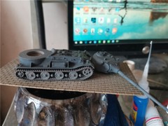 Hand Painted 1/72 Scale German Army VK7201 Tank Grey 3D Resin Printing Model NEW