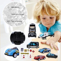 Toddler Toys for 3-4 Year Old Boys,Large Transport Cars Carrier Set Black