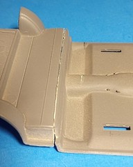 56 CHEVY NOMAD – INTERIOR BASE n DOOR PANELS – REVELL – MODEL CAR KIT PARTS LOT