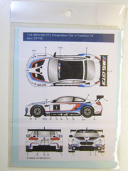 Decalpool 1/24 Scale BMW M6 GT3 Frankfurt Show Car Decal Sheet DP195 for Beemax