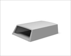 1:20 Chevy S-Series Bed Topper with no side windows. Model kit not included.