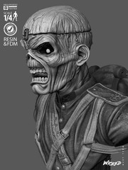 Iron Maiden Bust Rock Icon model kit unassembled unpainted see Description