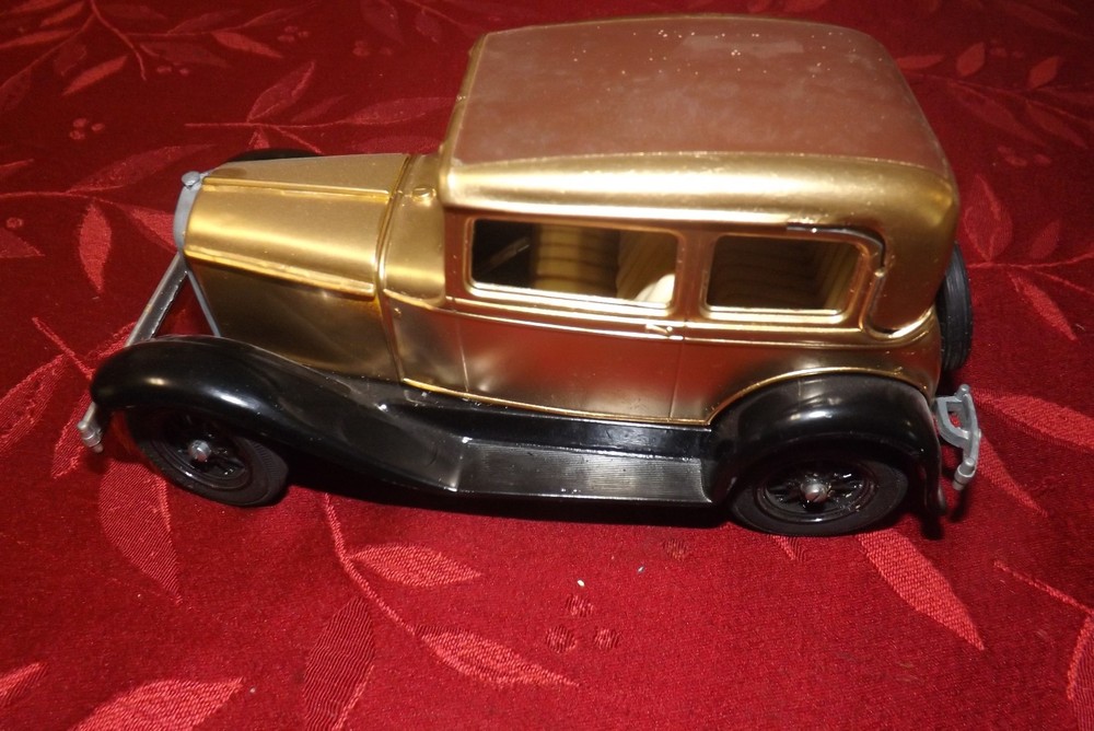 HUBLEY FORD VICKY METAL MODEL KIT HOT ROD PARTS REPAIR 1:20 JUNKYARD GOLD BLACK
