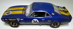 Chevrolet Camaro 55Chevy57 w/Corvette Engine Race Car1Custom Built Metal Model