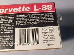 Vintage REVELL ’68 CORVETTE L-88 NEW OLD STOCK FACTORY SEALED MINTY 1988