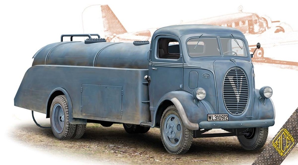 COE (CabOverEngine) refueler truck m.1939 (Plastic model kit) 1/72 ACE 72592