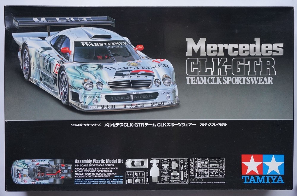TAMIYA 1/24 Mercedes CLK-GTR Team CLK Sportswear #24201 scale model kit