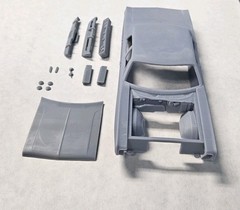 ABS-LIKE RESIN 3D PRINTED 1/25 1969 DODGE POLARA 4-DOOR SEDAN BODY SET
