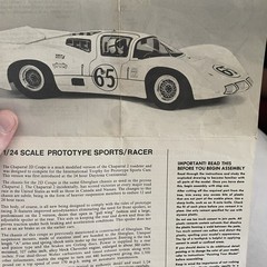 Monogram Chaparral Coupe Prototype Racer 1/24 Scale Model Kit INSTRUCTIONS Only