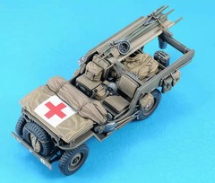 1/35 Casting Resin Model Assembly Kit, GK， Willis Modified Parts, Unpainted