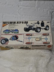Nichimo 1/20 H-J58 Mitsubishi Jeep 4×4 Model Kit Sealed Parts
