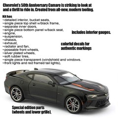 AMT 1/25 2017 CAMARO FIFTY MODEL KIT 1035