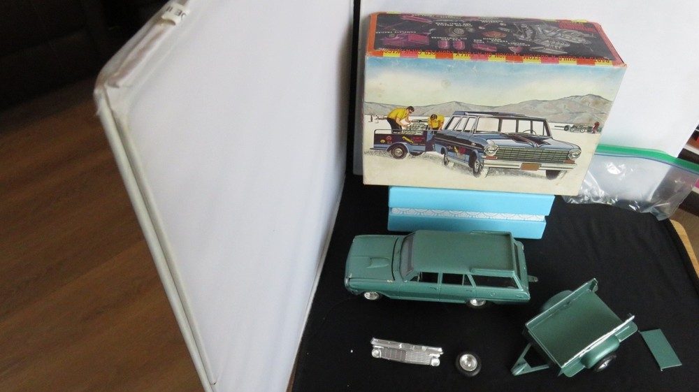 AMT ’63 Chevy II Crew Wagon Model Kit #T308 200 Built Up Read
