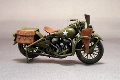 1/35 U.S. Army Motorcycles – Harley-Davidson WL Italeri 322 Plastic Model kit