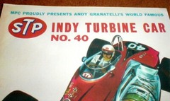 MPC STP Indy Turbine Car # 40 Model Car 1/20 Full Color Dealer Flyer PHOTOCOPY