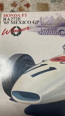 Hasegawa 1 24 Honda F1 RA272E ’65 Mexico GP Winning Car Unassembled
