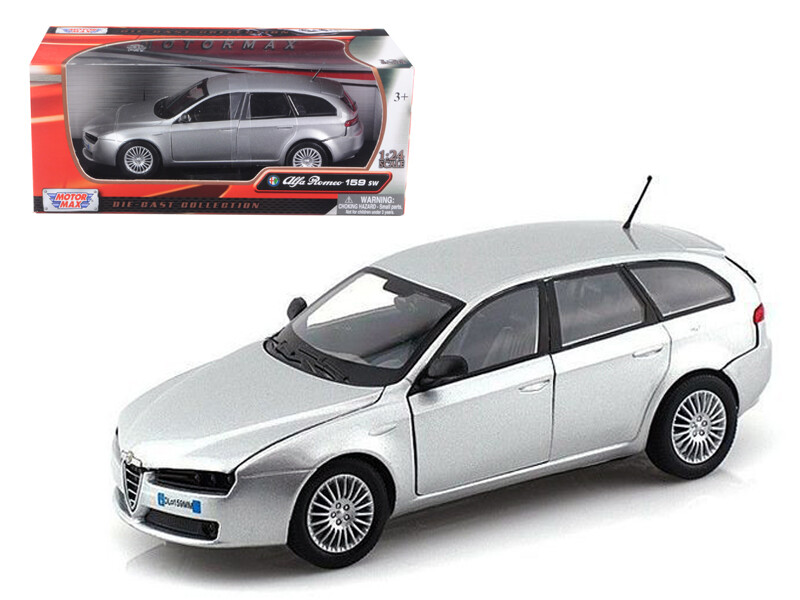 Motormax 73372S Alfa Romeo 159 SW Silver 1/24 Diecast Car Model