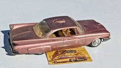EARLY JO-HAN 1960 DESOTO ADVENTURER 2 DOOR HARDTOP 1/25 BUILT VINTAGE MODEL CAR