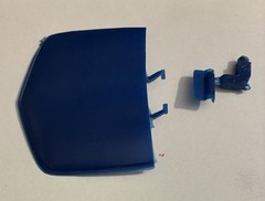 Custom Corvette REMOVABLE ROOF & HINGE MPC 140 1666 Kit 3728 Model car parts