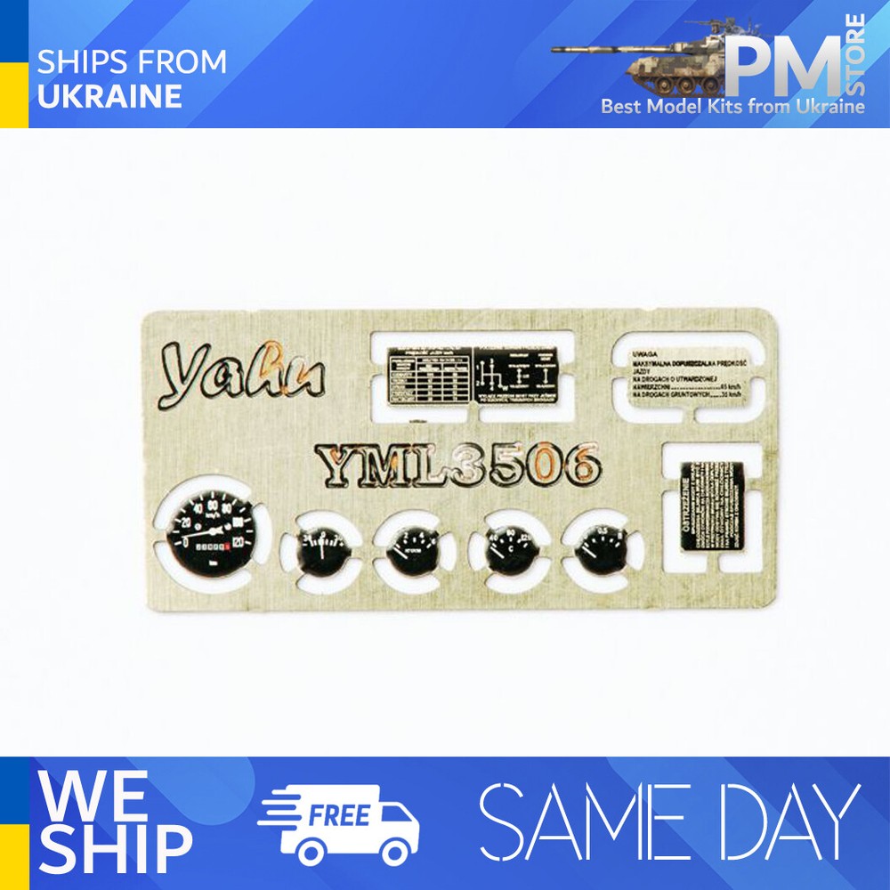 Yahu Model YML3506 1/35 UAZ 469 (PL) for Military Wheels or Trumpeter