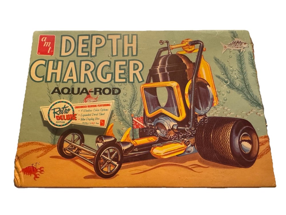 vintage 2009 AMT 618 Depth Charger Aqua-Rod Model 1/25 Scale SEALED