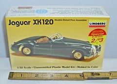 LINDBERG JAGUAR XK120 MODEL KIT SEALED 1/32 SCALE