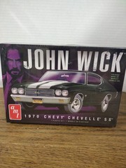 AMT JOHN WICK 1970 Chevy Chevelle SS Model Car Kit 1:25 Scale New In Sealed Box