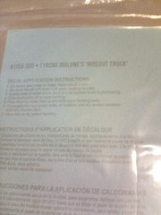 Amt Tyrone Malone Hideout Semi Truck Decals SEALED 125 Plastic Model Parts