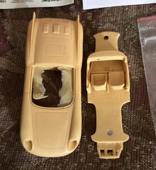 Starter Porsche 356 Spyder Zagato Tour Auto 1858 Resin Kit 1:43 Por166 France