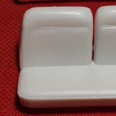 Seats 1953 Ford Victoria 1:25 Scale Model Car Part AMT