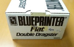 1/25 AMT Blueprinter Fiat Double Dragster – New – Complete – Un-started