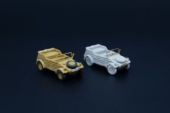 Brengun Models 1/144 N VW Kubelwagen German WWII Resin & Photo Etch Kit 2 Cars