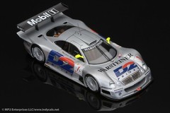24 spoke resin wheel set for 1/24 Tamiya Mercedes CLK-GTR for early 1998 cars
