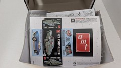 AMT 1963 Corvette Sting Ray 1/25 Model Kit Sealed Parts Complete 142pc Street…