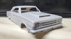 1/24 scale resin 3d printed 1967 Plymouth Satellite drag body model slot car