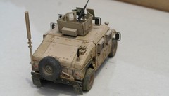 Hand Painted 1/35 Scale US Army Hummer M1151 Jeep Desert Color Plastic Model