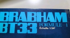 Union 1/24 Brabham BT33 Formule-1 Model Kit MC-63 Vintage Japan Rare F1 Kit