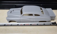 1/24 scale resin 3d printed 1949 Mercury Blown Pro Mod drag body model slot car