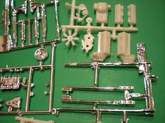 MPC 67 1967 GTO Pontiac 1/25 400 stock or blower motor engine headers side pipes