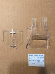 AMT FORD PINTO REAR GLASS AND SIDE GLASS NEW! 1/25 (REAR WILL NEED POLISHED)