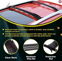 Roof Rack Cross Bars 2015-2020 for GMC Yukon Chevrolet Tahoe Suburban Cadillac