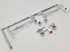 RC Cola & Beer Wagon RADIUS RODS HEADLIGHTS for Monogram Revell 1:24 Model Kit