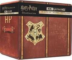 Harry Potter 8-Film Steelbook Library Case (Retailer Exclusive) 4K Ultra HD