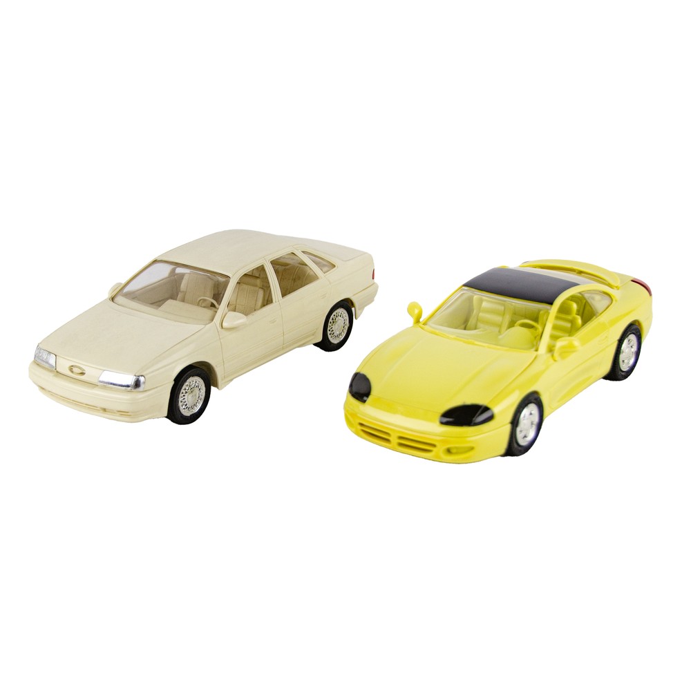 AMT ERTL Dodge Stealth & Ford Taurus Dealer Promo 1:25 Scale Model Car 2P Lot