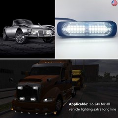 Led Warning Lights, 4pcs Emergency Warning Caution Hazard Construction Ultra